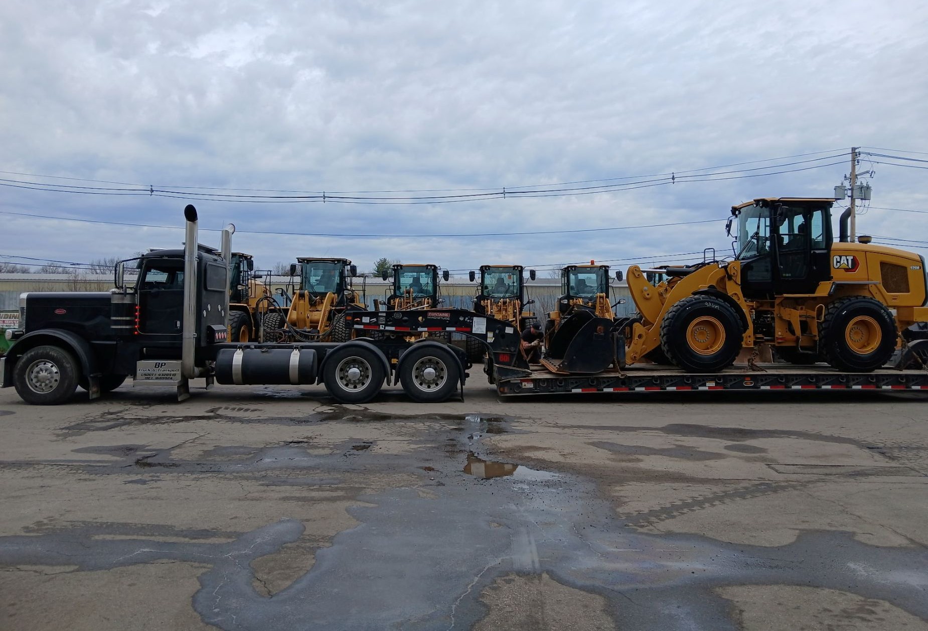Loader transport