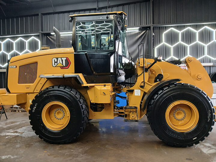 wheel loader in our shop ready for sale